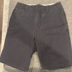 Hurley Black Flat Front Men's Shorts